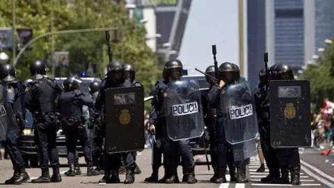 antidisturbio en Madrid