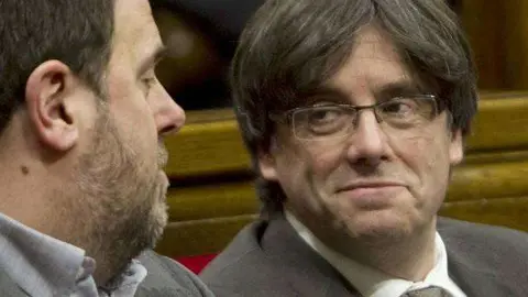 junqueras y puigdemont