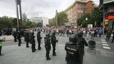 El presidente de ERC en Tarragona, herido en un enfrentamiento con la polic&iacute;a