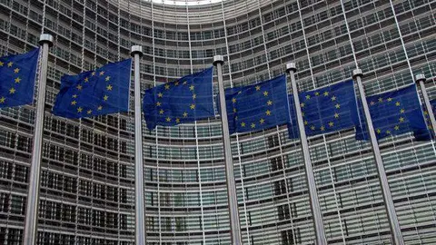 Edificio Berlaymont, sede de la Comisión Europea en Bruselas.