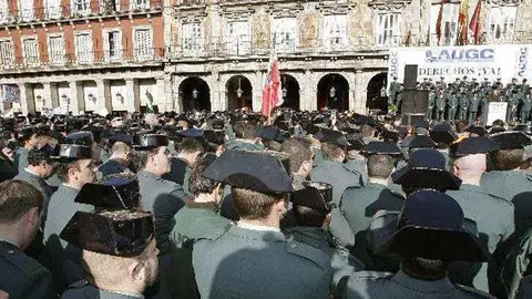 MANIFESTACION AUGC guardia civil madrid