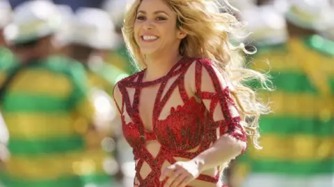 Shakira, cantante. RR SS.