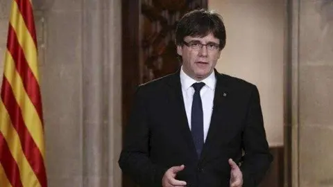 Carles Puigdemont, presidente de la Generalidad de Catalu&ntilde;a. / Twitter