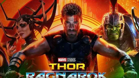 P&oacute;ster de Thor Ragnarok.