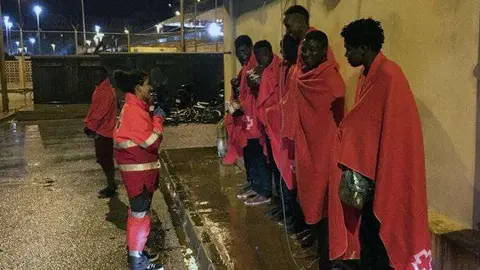 migrantes cruz roja
