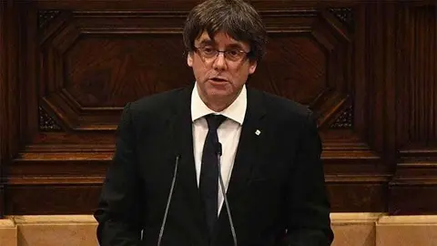 Carles Puigdemont, president de la Generalitat./ RR SS