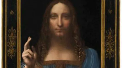 Leonardo da Vinci (1452-1519), Salvator Mundi, painted circa 1500.