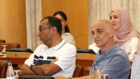 Mohamed Al&iacute; y Juan Luis Ar&oacute;stegui, diputados de Caballas (C.A./ARCHIVO)