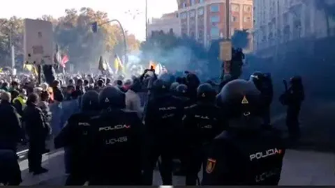 manifestaci&oacute;n taxi madrid