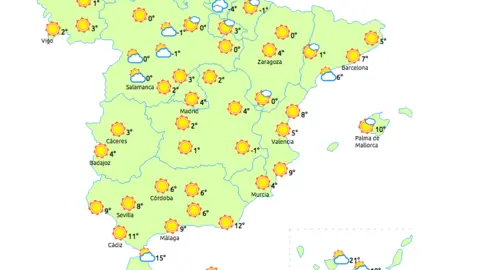 mapa tiempo