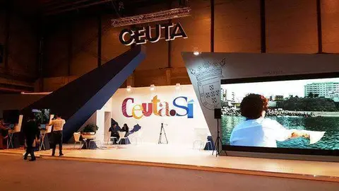 expositor stand ceuta fitur