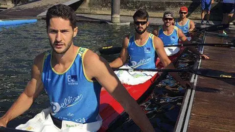 Palistas ceut&iacute;es de K-4 (LOS DELFINES)