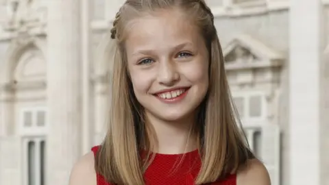 Leonor de Borb&oacute;n, princesa de Asturias. Casa Real.