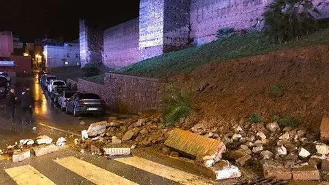 murallas merin&iacute;es desprendimientos