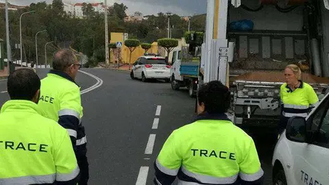 Trabajadores de la empresa Trace (C.A./ARCHIVO)