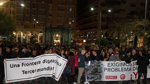 manifestaci&oacute;n frontera