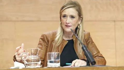 La presidenta de la Comunidad de Madrid, Cristina Cifuentes. | EP Imagen de archivo