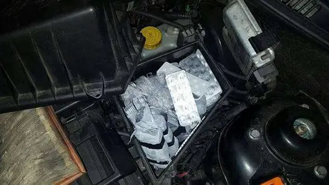11.310 comprimidos de RiVOTRIL incautados en el interior de un veh&iacute;culo que trataba de embarcar en el ferri hacia Algeciras  marzo 2017
