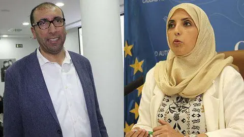 Mohamed Al&iacute; (Caballas) y F&aacute;tima Hamed (MDyC) (C.A.)