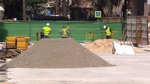 Trabajadores en la Gran V&iacute;a (C.A.)
