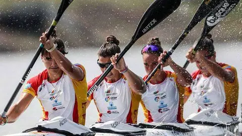 El K-4 500 rindi&oacute; por debajo de su nivel y no pas&oacute; a la final del domingo (CEDIDA)