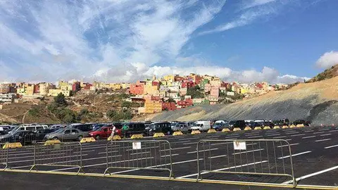 El &aacute;rea de embolsamiento de Loma Colmenar, ayer en su primera d&iacute;a de servicio (C.A.)