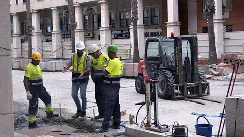 Obras en la Gran V&iacute;a, ejecutadas por Tragsa (C.A.)
