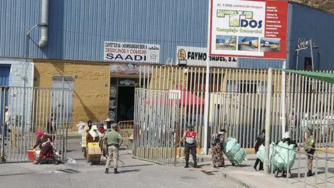 Acceso al pol&iacute;gono comercial (C.A./ARCHIVO)