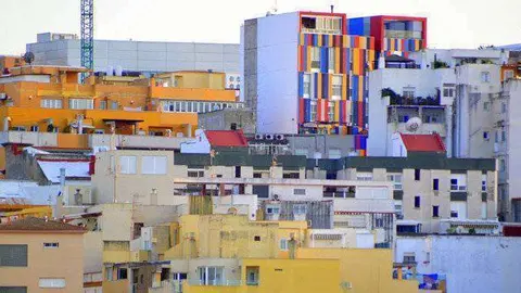 Edificios en el centro de la ciudad (C.A.)
