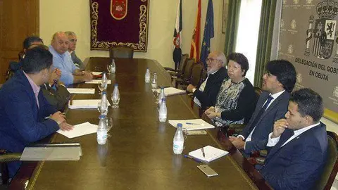 Mateos, durante su encuentro con la directiva de CECE (CEDIDA)