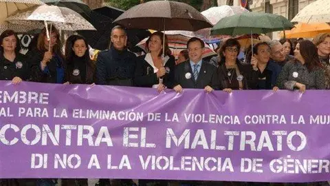Manifestaci&oacute;n contra la violencia de g&eacute;nero celebrada en Ceuta (C.A./ARCHIVO)