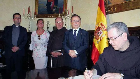 Los Franciscanos de Tierra Santa han sido los &uacute;ltimos premiados (C.A./ARCHIVO)