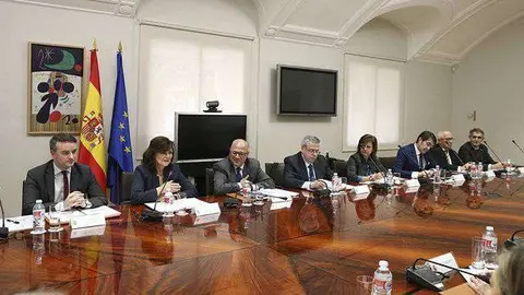 Un momento de la reuni&oacute;n celebrada hoy (C.A.)