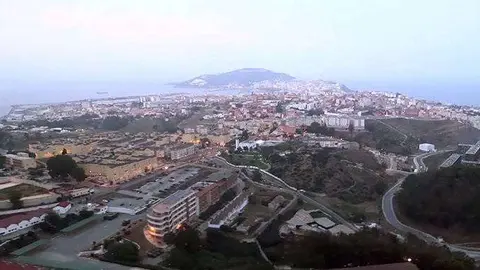 Vista a&eacute;rea de Ceuta (C.A.)