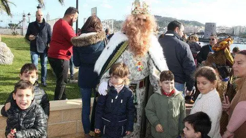 Llegada de los Reyes Magos al Muelle de Espa&ntilde;a