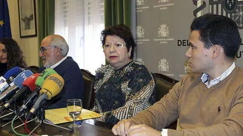 Mateo, hoy durante su comparecencia ante los medios (C.A.)