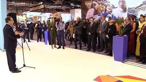 Vivas, durante su intervenci&oacute;n en el acto inaugural de Fitur (C.A.)