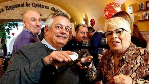 Asistentes al acto celebrado en la Casa de Ceuta en Melilla (CEDIDA)