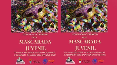 Cartel de la "Mascarada Juvenil" (REPRODUCCI&Oacute;N)