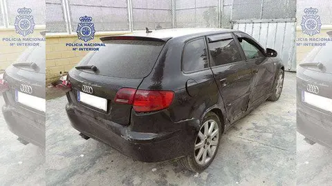 Veh&iacute;culo utilizado por el detenido (POLIC&Iacute;A NACIONAL)