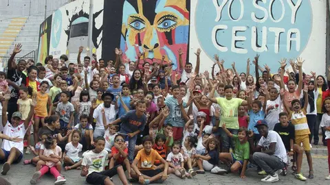 Actividad con j&oacute;venes vecinos promovida por el Proyecto ICI (C.A/ARCHIVO)