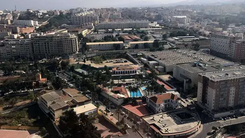 Vista a&eacute;rea de Ceuta (C.A.)