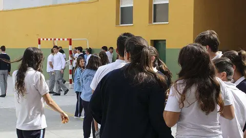 Alumnos del colegio La Inmaculada, en el recreo (C.A./ARCHIVO)