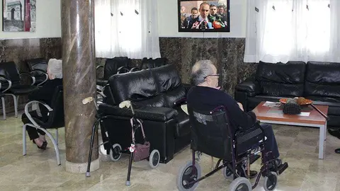 Ancianos en la residencia de mayores de Had&uacute; (C.A./ARCHIVO)