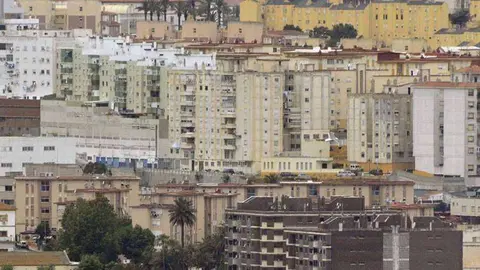 Panor&aacute;mica de viviendas en Ceuta (C.A./ARCHIVO)