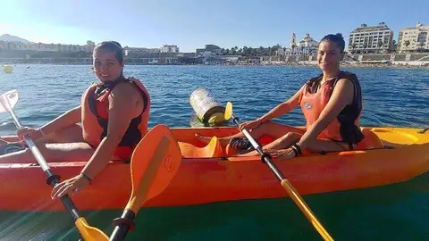 Participantes en la ruta de kayak (CEDIDA)