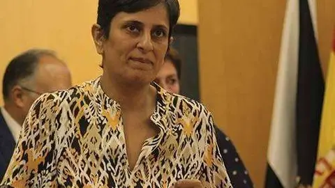La consejera Kissy Chandiramani en el sal&oacute;n de plenos de la Asamblea (C.A.)