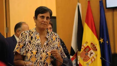 La consejera Kissy Chandiramani en el sal&oacute;n de plenos de la Asamblea (C.A.)