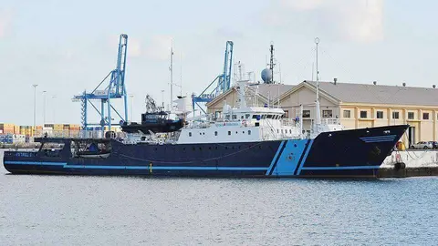 El buque de Vigilancia Aduanera "Petrel I"