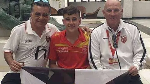 El jugador juvenil Ismael V&aacute;zquez (CEDIDA)